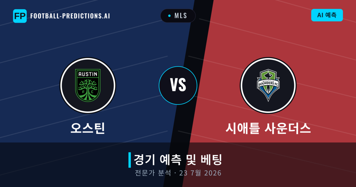 오스틴 대 시애틀 사운더스 — 경기 예측 및 프리뷰
