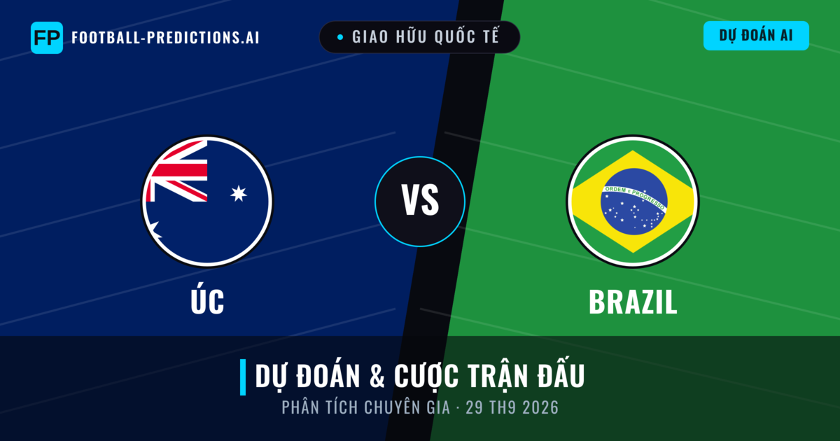Úc vs Brazil — dự đoán và xem trước trận đấu