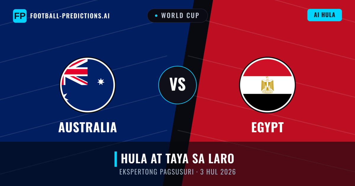 Australia vs Egypt β hula at preview ng laban