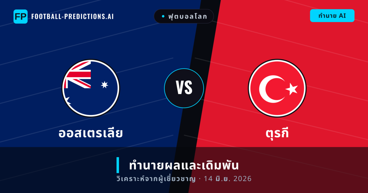 ออสเตรเลีย พบ ตุรกี — ทำนายผลและพรีวิวการแข่งขัน