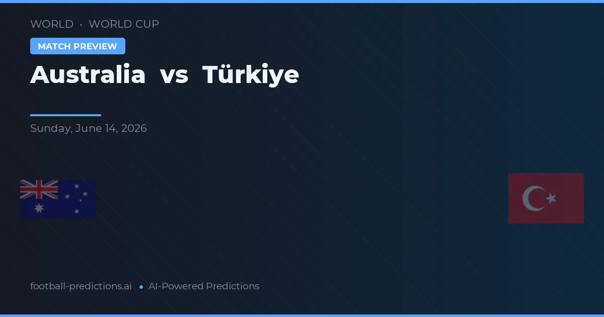 Australia vs Turki — prediksi dan pratinjau pertandingan