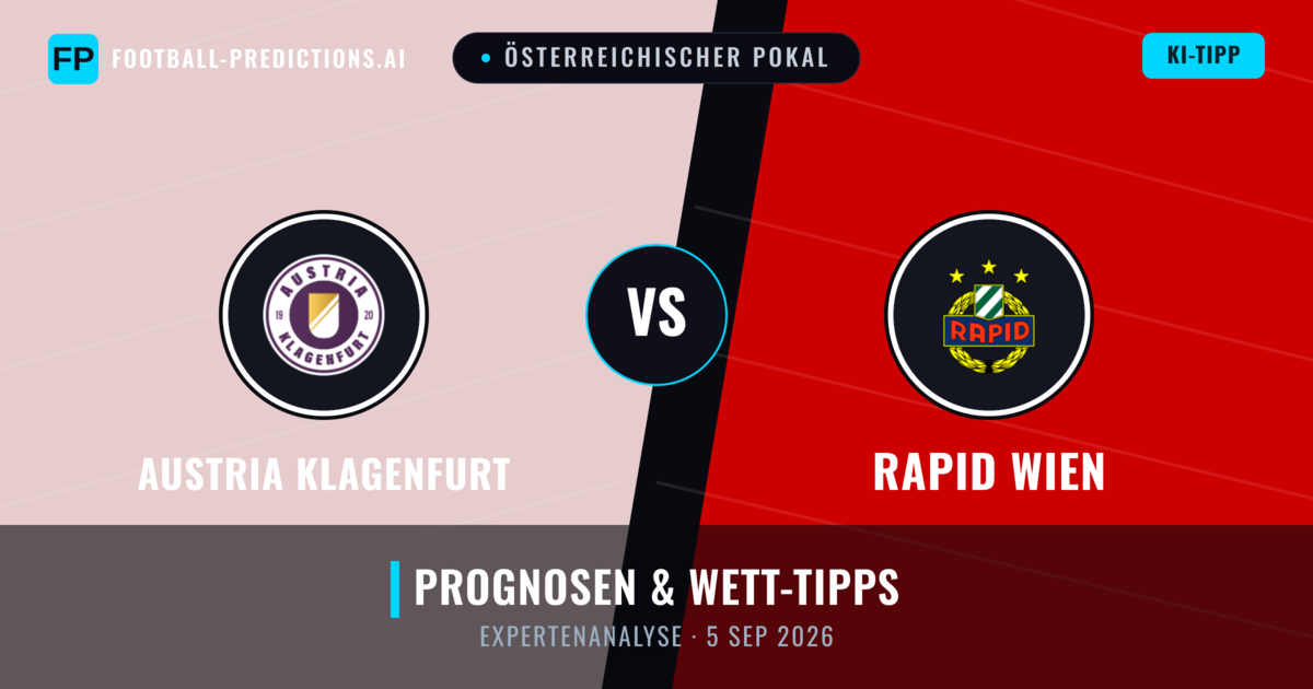 Austria Klagenfurt vs Rapid Wien — Prognose und Spielvorschau