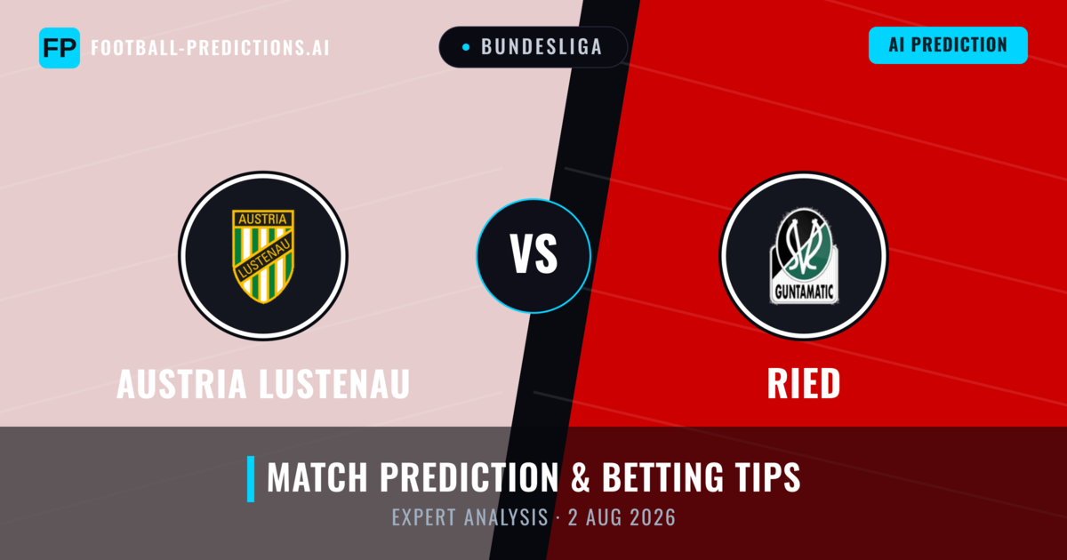 Austria Lustenau vs Ried — match prediction & preview
