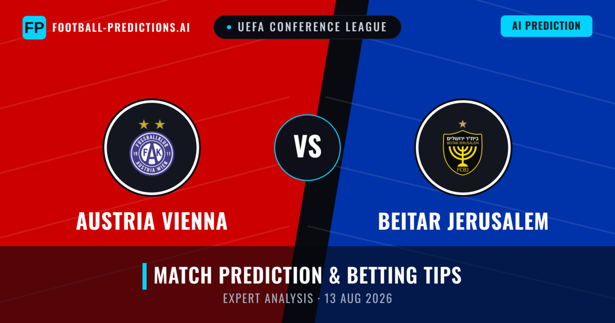 Austria Vienna vs Beitar Jerusalem — match prediction & preview