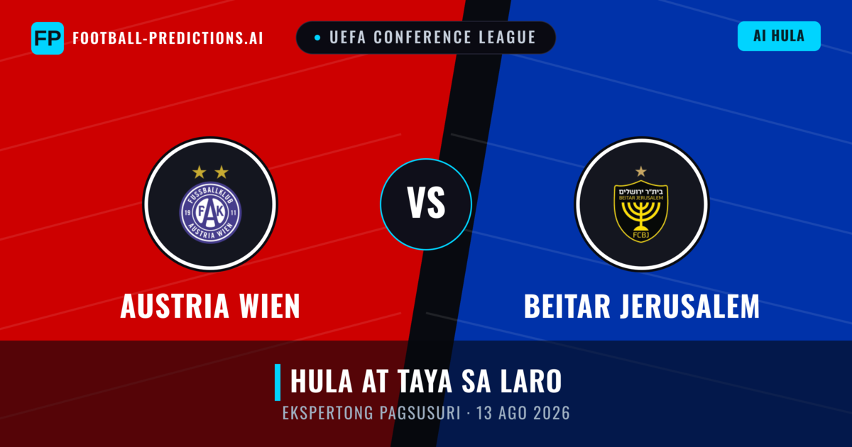 Austria Wien vs Beitar Jerusalem — hula at preview ng laban