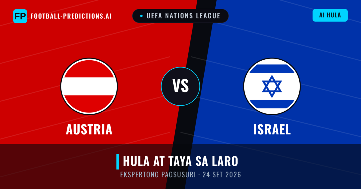 Austria vs Israel — hula at preview ng laban