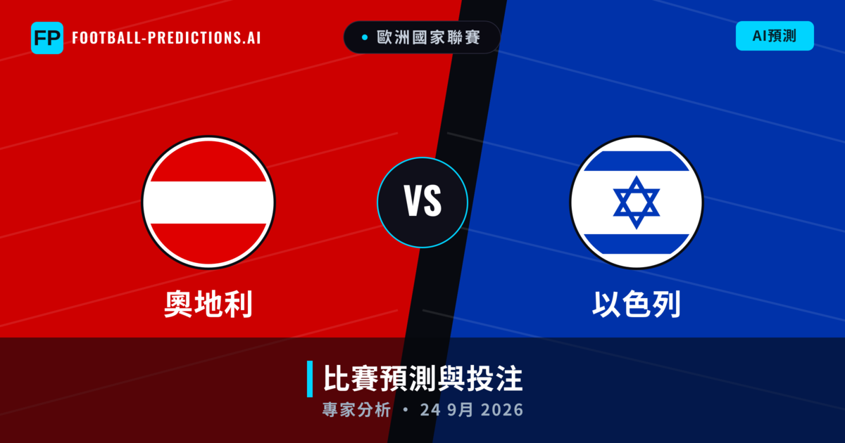 奧地利 vs 以色列 — 比赛预测和前瞻