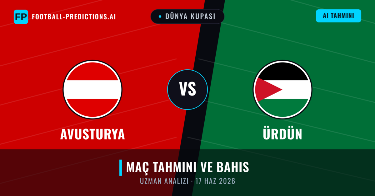 Avusturya - Ürdün — maç tahmini ve önizleme