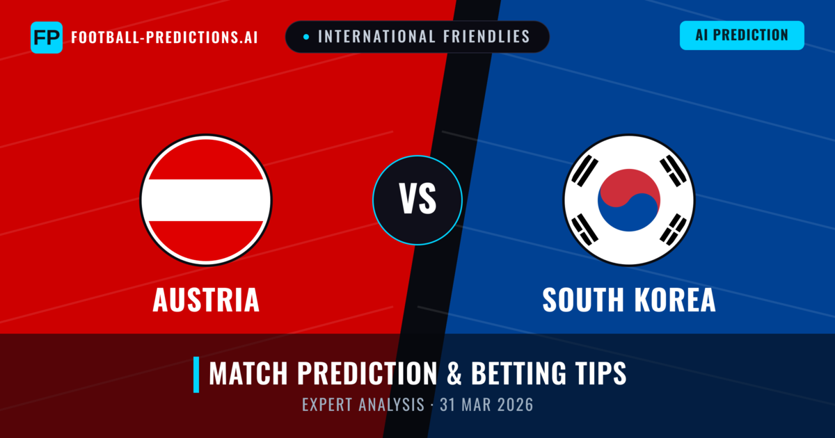 Austria vs South Korea — match prediction & preview