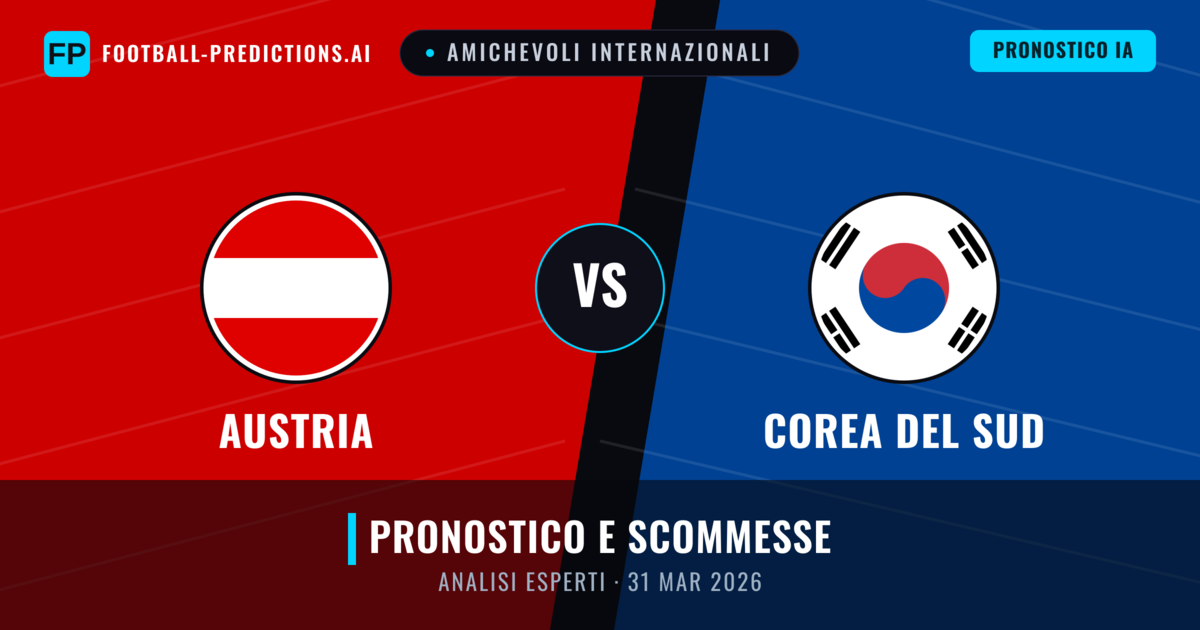 Austria vs Corea del Sud — pronostico e anteprima del match