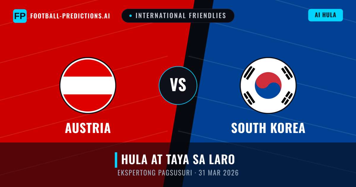 Austria vs South Korea — hula at preview ng laban