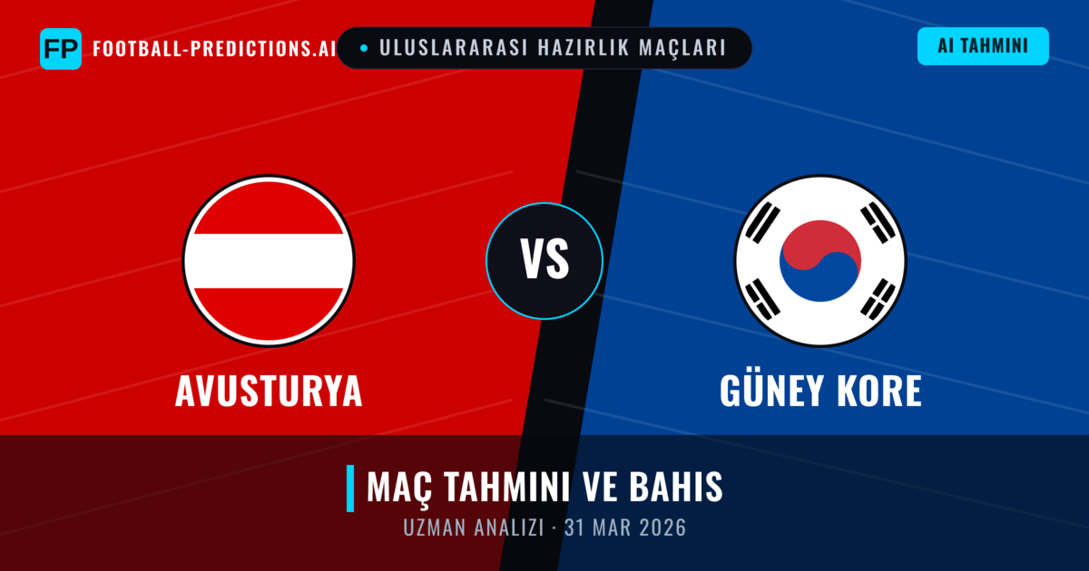 Avusturya - Güney Kore — maç tahmini ve önizleme