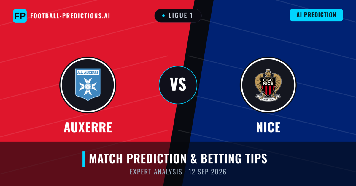 Auxerre vs Nice — match prediction & preview