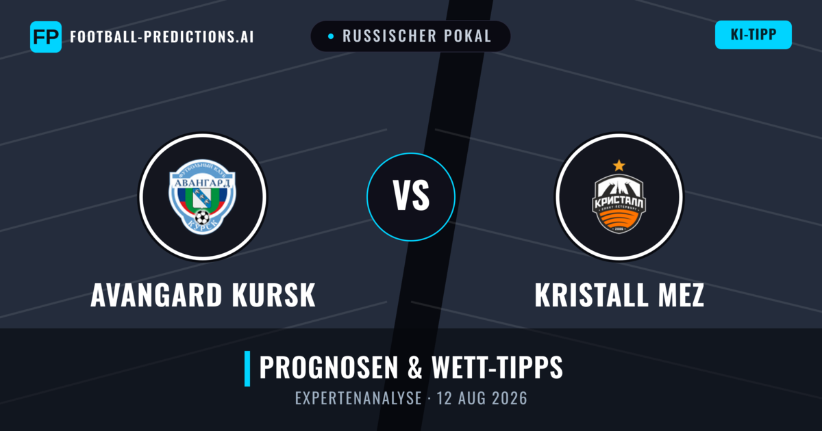 Avangard Kursk vs Kristall MEZ — Prognose und Spielvorschau