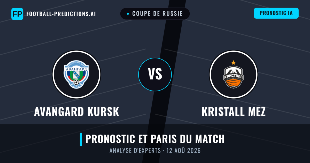 Avangard Kursk vs Kristall MEZ — pronostic et avant-match