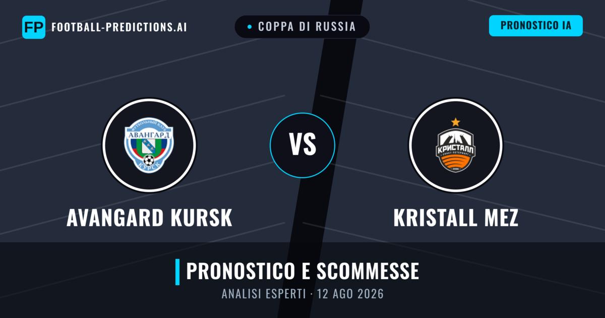 Avangard Kursk vs Kristall MEZ — pronostico e anteprima del match
