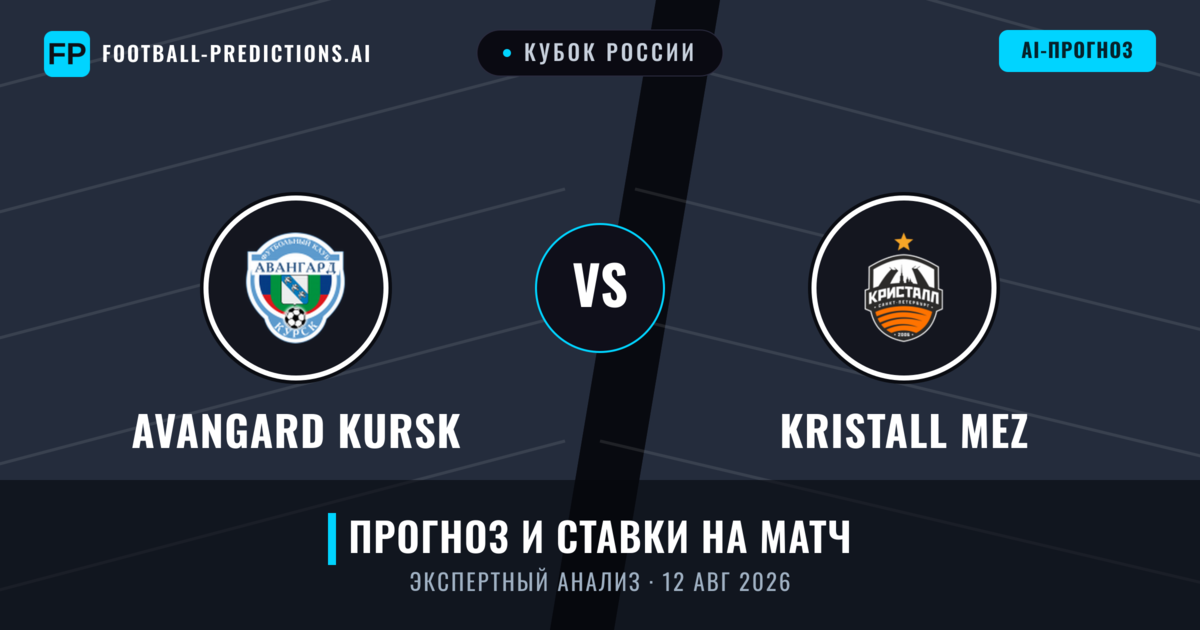 Avangard Kursk – Kristall MEZ — прогноз и превью матча