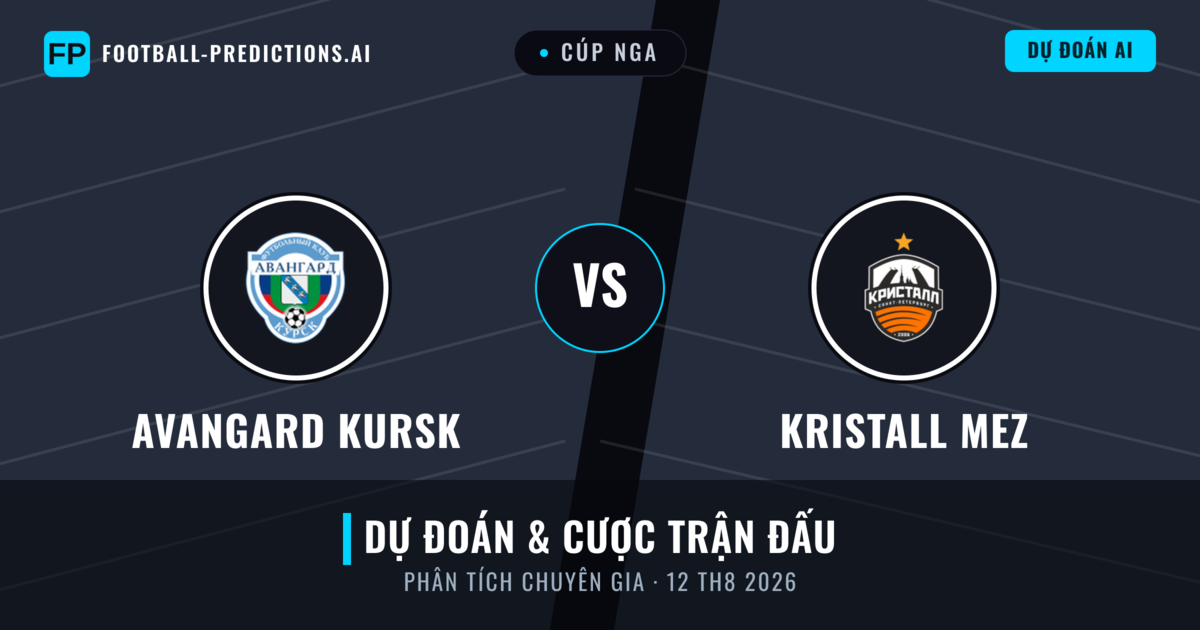 Avangard Kursk vs Kristall MEZ — dự đoán và xem trước trận đấu