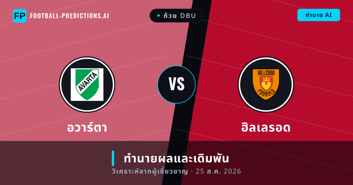 อวาร์ตา พบ ฮิลเลรอด — ทำนายผลและพรีวิวการแข่งขัน