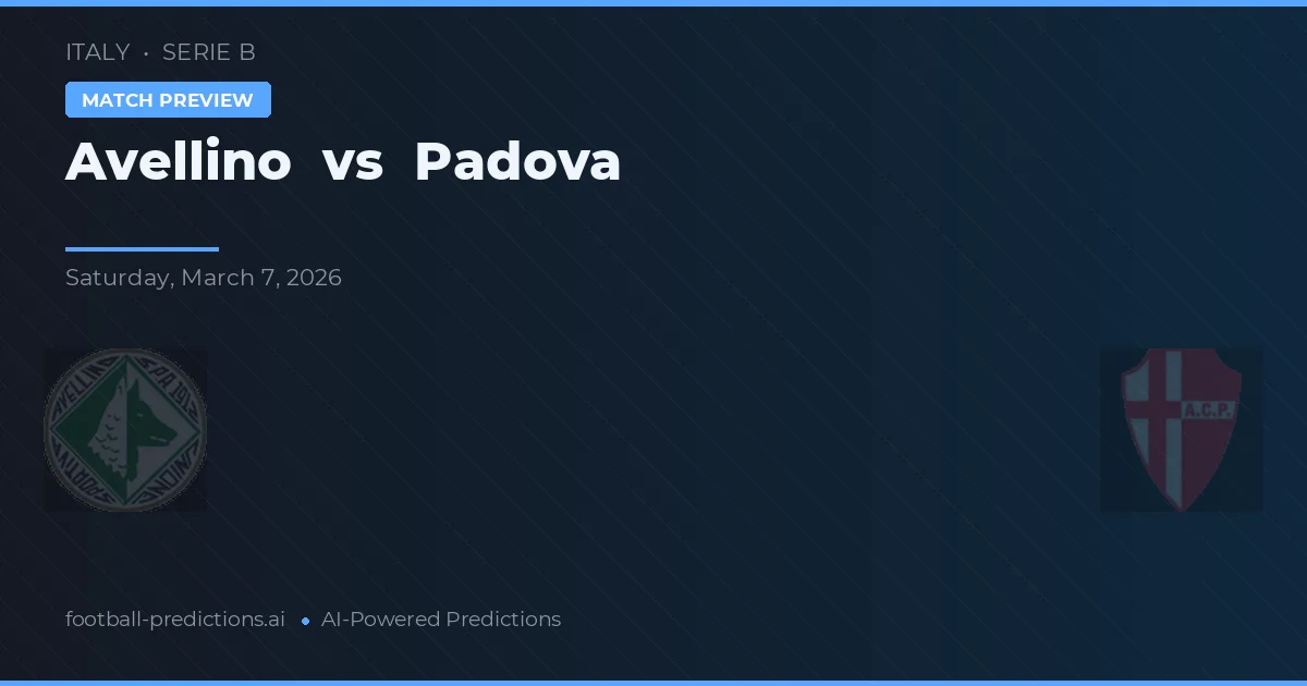 Avellino vs Padova — match prediction & preview