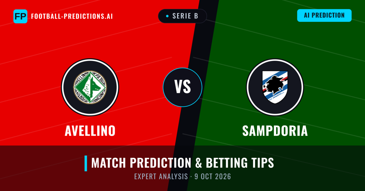 Avellino vs Sampdoria — match prediction & preview