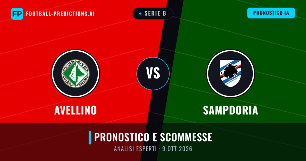 Avellino vs Sampdoria — pronostico e anteprima del match