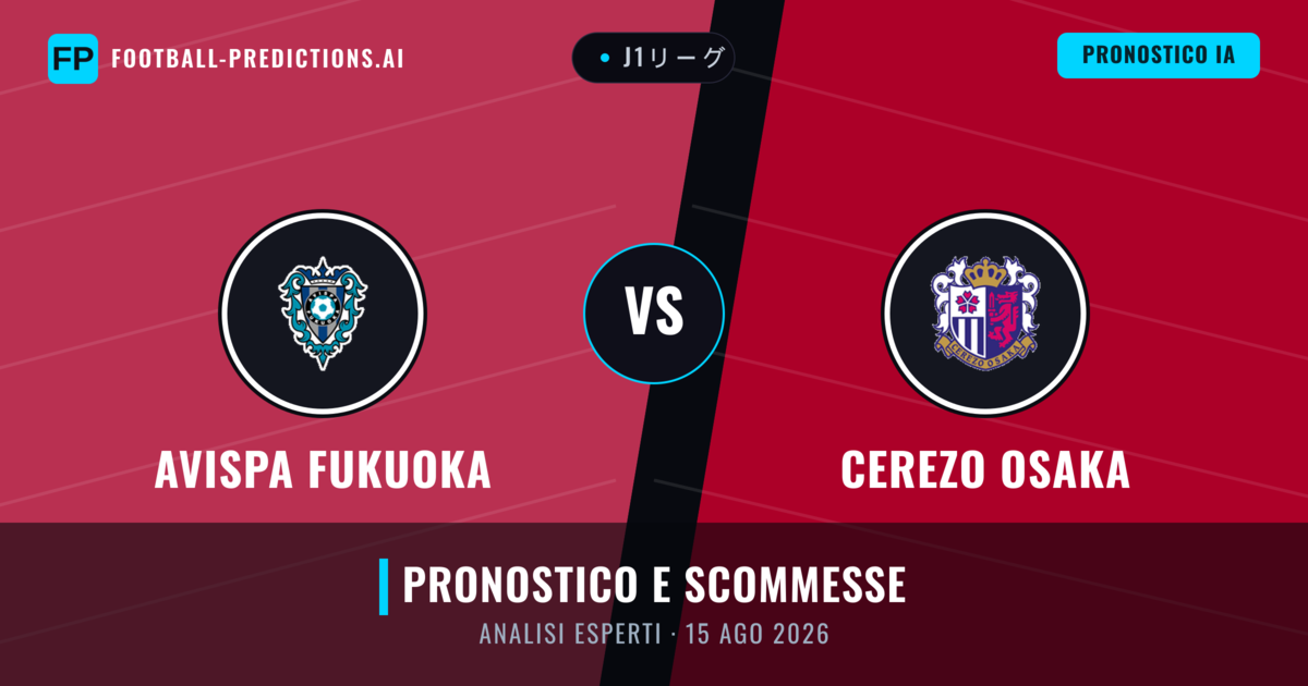 Avispa Fukuoka vs Cerezo Osaka — pronostico e anteprima del match
