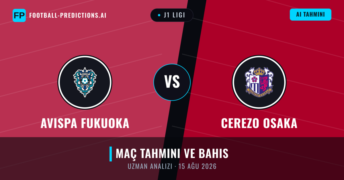 Avispa Fukuoka - Cerezo Osaka — maç tahmini ve önizleme