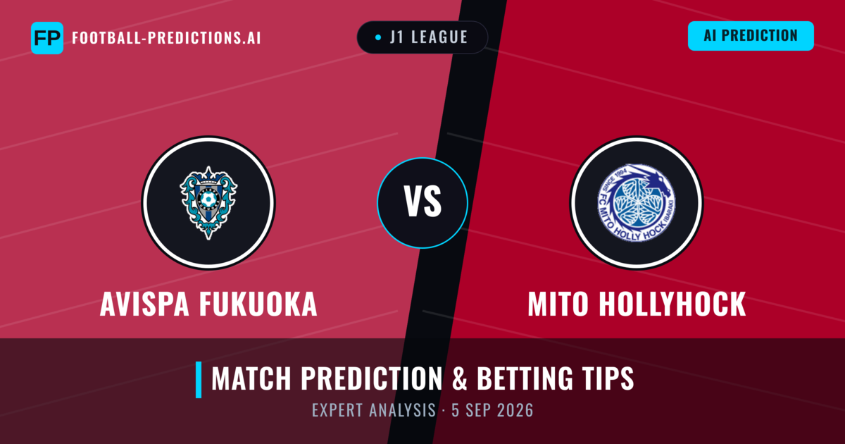 Avispa Fukuoka vs Mito Hollyhock — match prediction & preview