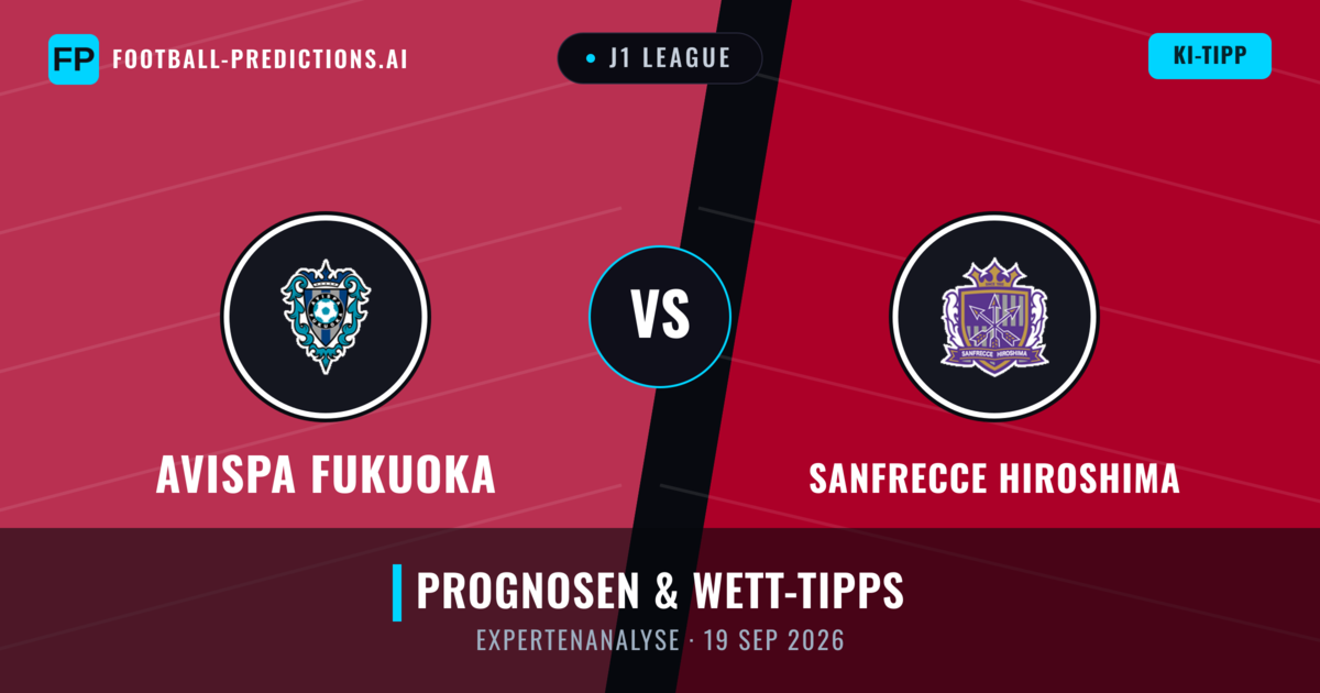 Avispa Fukuoka vs Sanfrecce Hiroshima — Prognose und Spielvorschau