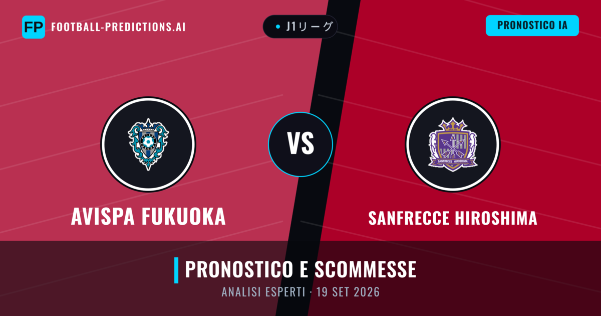 Avispa Fukuoka vs Sanfrecce Hiroshima — pronostico e anteprima del match