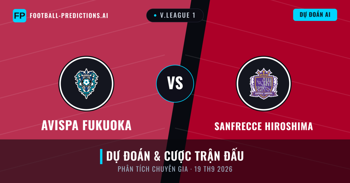 Avispa Fukuoka vs Sanfrecce Hiroshima — dự đoán và xem trước trận đấu