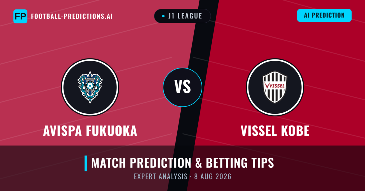 Avispa Fukuoka vs Vissel Kobe — match prediction & preview