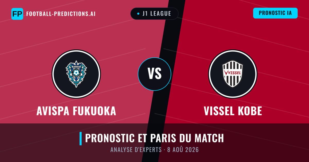 Avispa Fukuoka vs Vissel Kobe — pronostic et avant-match