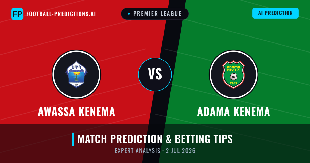 Awassa Kenema vs Adama Kenema — match prediction & preview