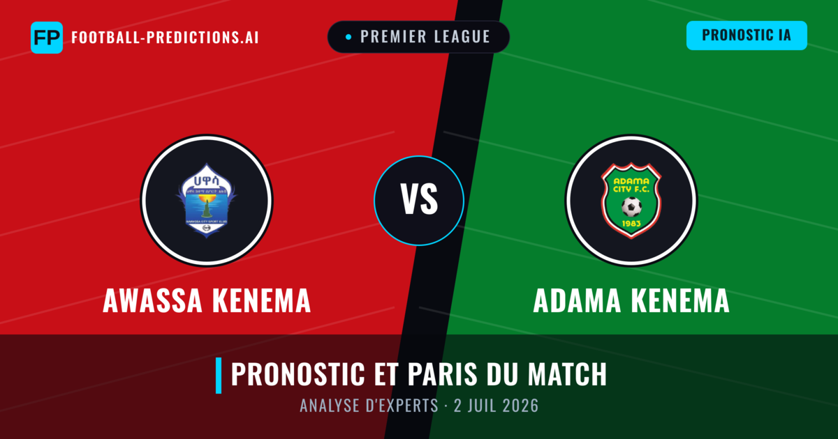 Awassa Kenema vs Adama Kenema — pronostic et avant-match