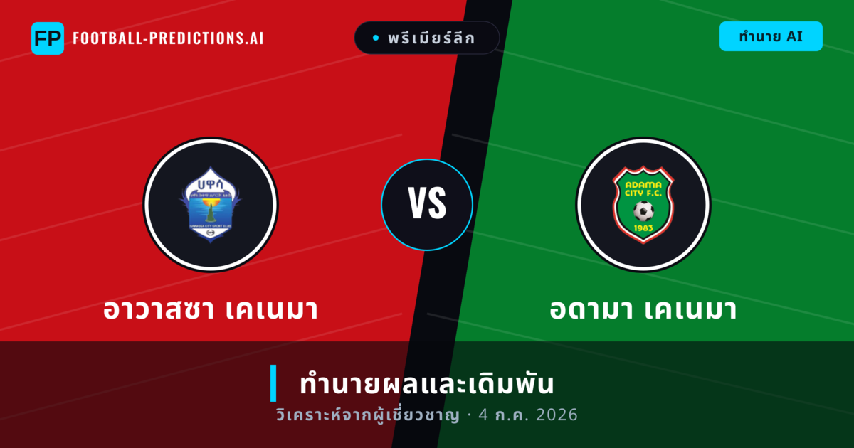 อาวาสซา เคเนมา พบ อดามา เคเนมา — ทำนายผลและพรีวิวการแข่งขัน