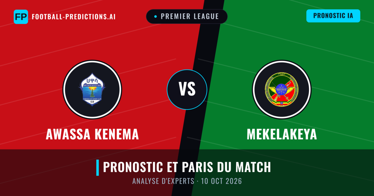 Awassa Kenema vs Mekelakeya — pronostic et avant-match