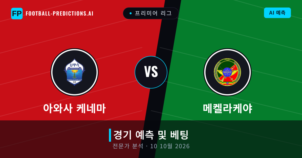 아와사 케네마 대 메켈라케야 — 경기 예측 및 프리뷰