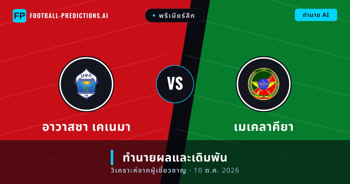 อาวาสซา เคเนมา พบ เมเคลาคียา — ทำนายผลและพรีวิวการแข่งขัน
