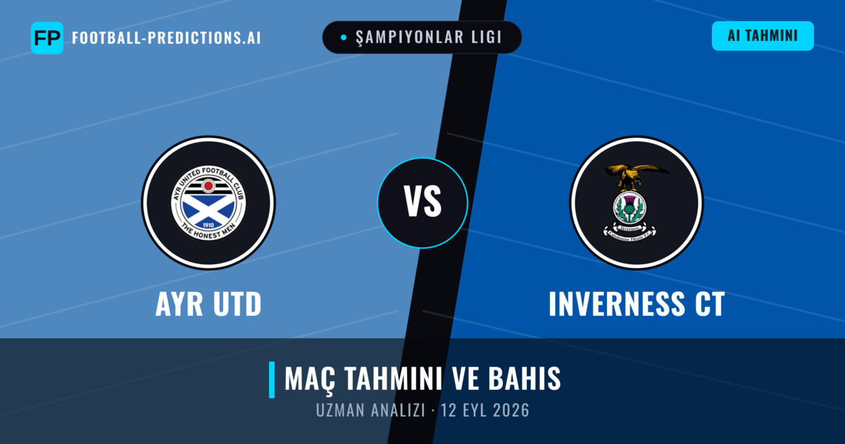 Ayr Utd - Inverness CT — maç tahmini ve önizleme