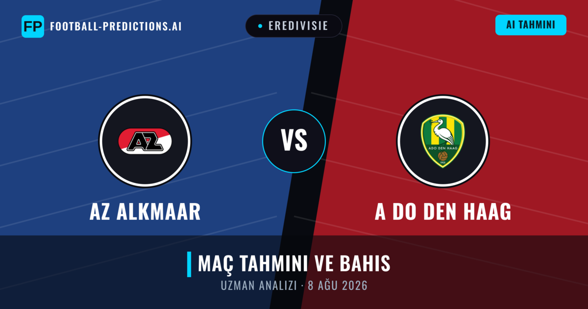 AZ Alkmaar - A Do Den Haag — maç tahmini ve önizleme