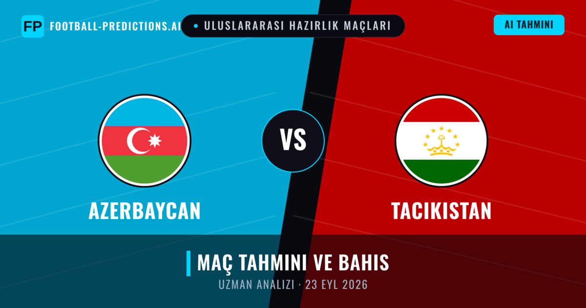 Azerbaycan - Tacikistan — maç tahmini ve önizleme