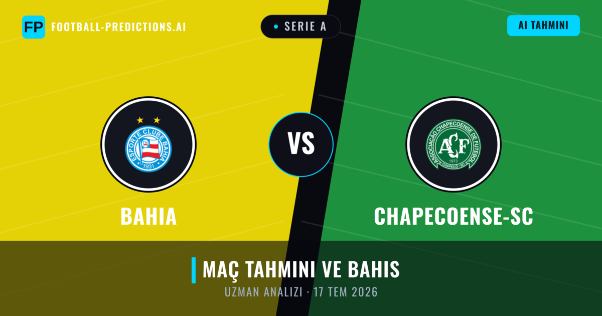 Bahia - Chapecoense-sc — maç tahmini ve önizleme