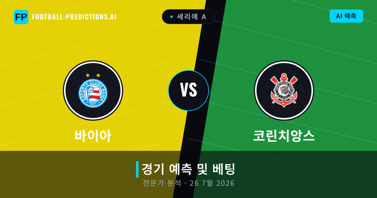 바이아 대 코린치앙스 — 경기 예측 및 프리뷰