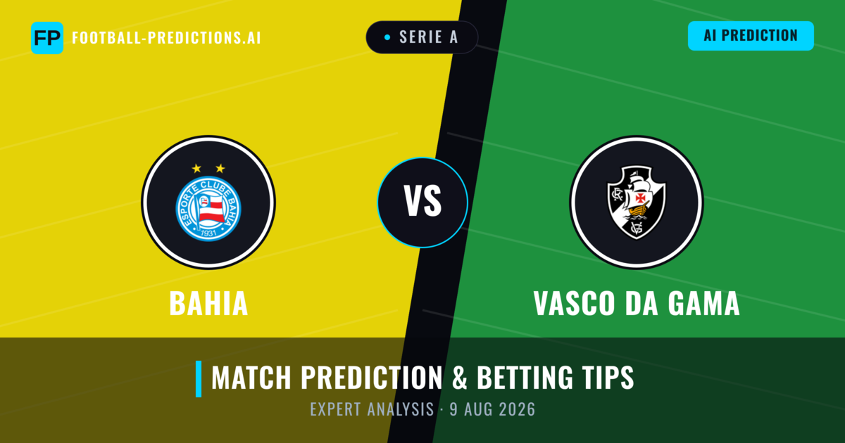 Bahia vs Vasco DA Gama — match prediction & preview