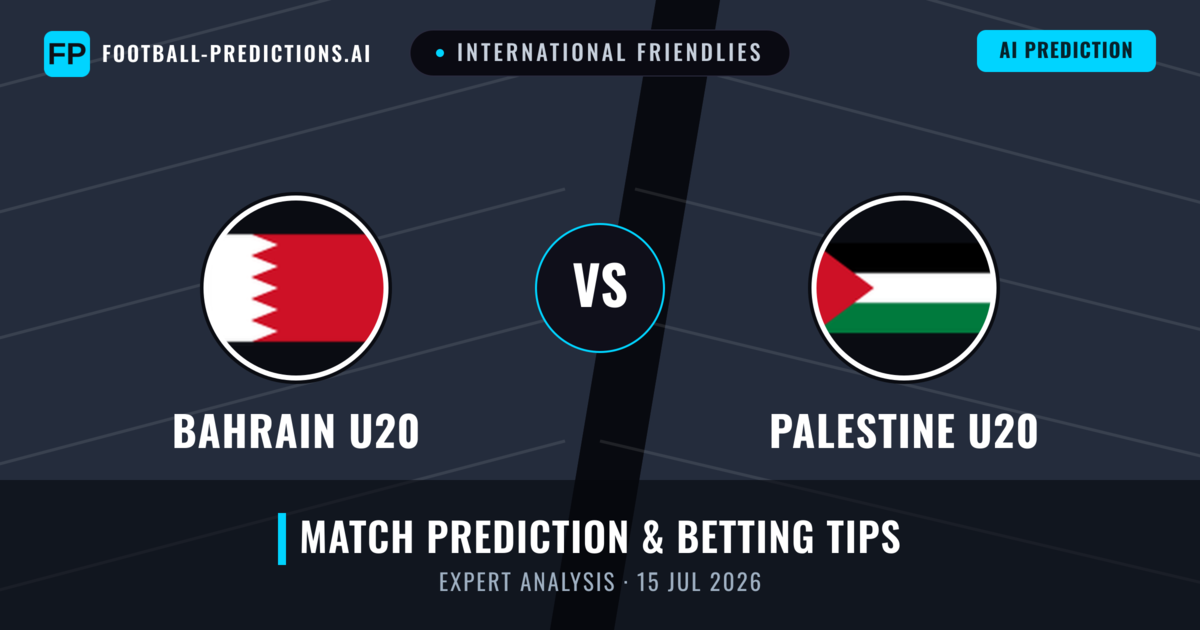 Bahrain U20 vs Palestine U20 — match prediction & preview