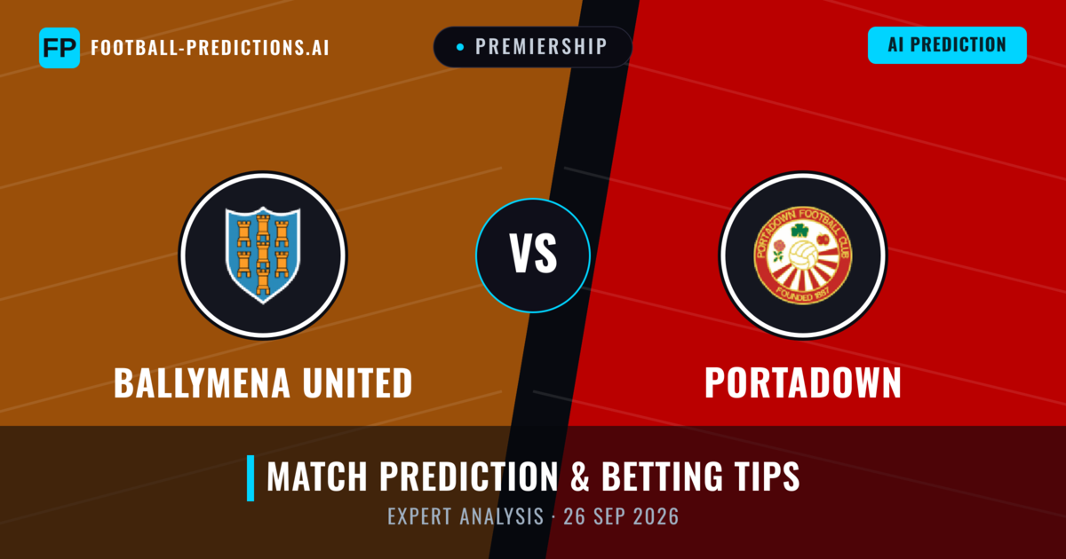 Ballymena United vs Portadown — match prediction & preview