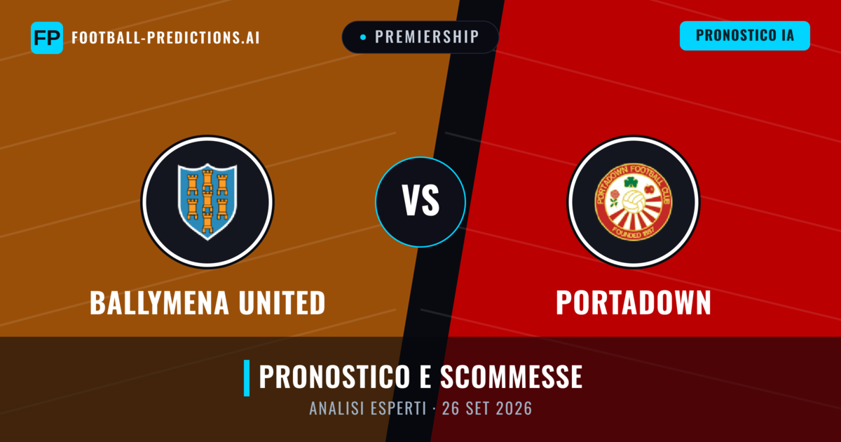 Ballymena United vs Portadown — pronostico e anteprima del match