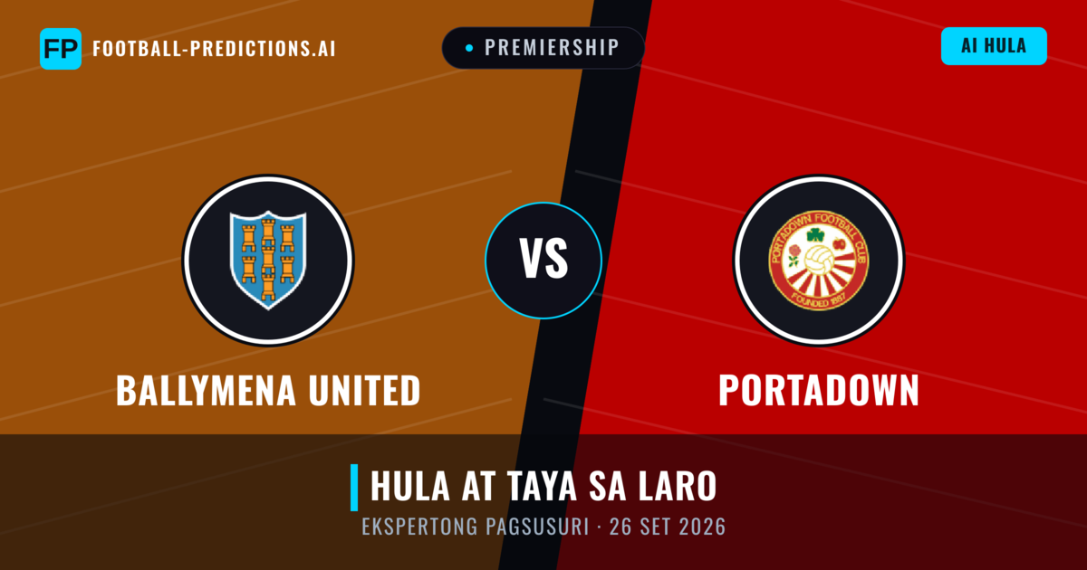 Ballymena United vs Portadown — hula at preview ng laban
